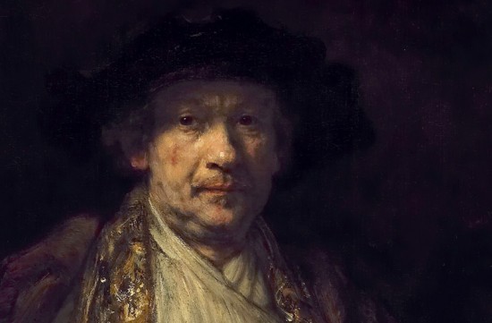 Rembrandt, Self Portrait (fragment)